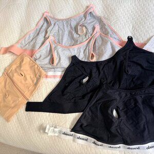 4x Bravado Clip & Pump Hands-Free Nursing Bra (pumping)